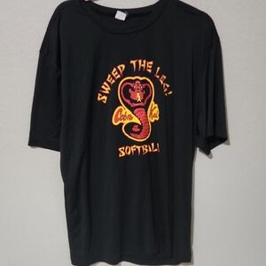Cobra Kai tshirt athletic size 2xl Sport tek black
